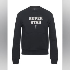 Neil BarrettCotton SUPER-STAR Crew-Neck Sweatshirt